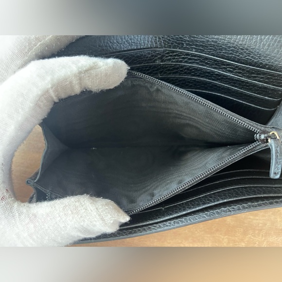 Authentic Gucci Marmont Black leather Wallet on Chain - Picture 8 of 13